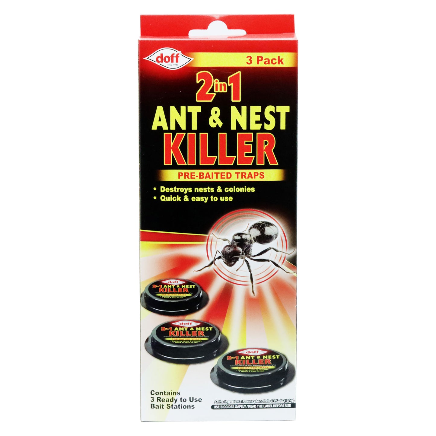 Doff Ant Killer Bait Stations 3 Pack