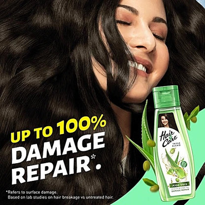 Hair & Care Triple Blend Non-sticky Hair Oil - For Damage Repair, Aloe Vera, Olive Oil & Green Tea, Classic Fragrance, 200 ml