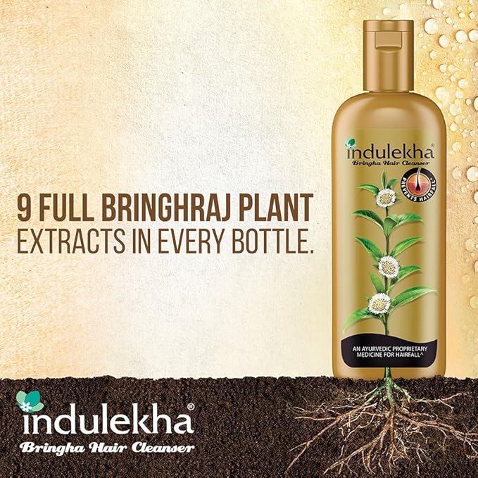 Indulekha Bringha Hair Fall Control Shampoo, 200 ml