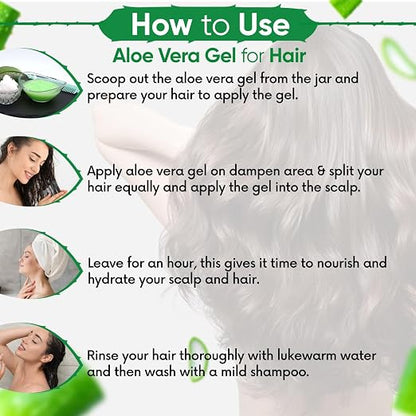 Kazima Pure Natural Aloe Vera Gel for Skin 500g