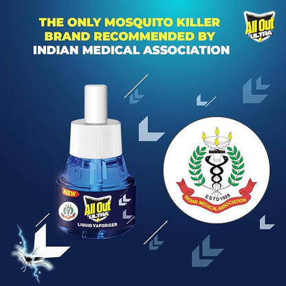 All Out Ultra Mosquito Vaporiser Refill (6 x 45 ml)