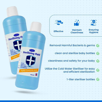 Dr Jonsons Baby Sterilising Fluid Highly Concentrated 1 Liter