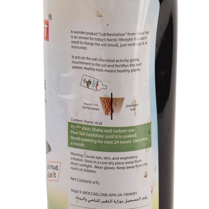 Grow Fast Soil Revitalizer For All Indoor And Outdoor Plants 1 Liter
