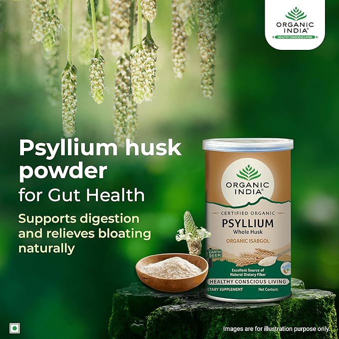 Organic India Psyllium Whole Husk Isabgol 100g