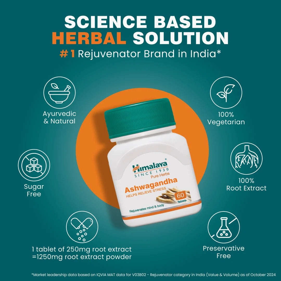 Himalaya Ashwagandha - 60 Tablets