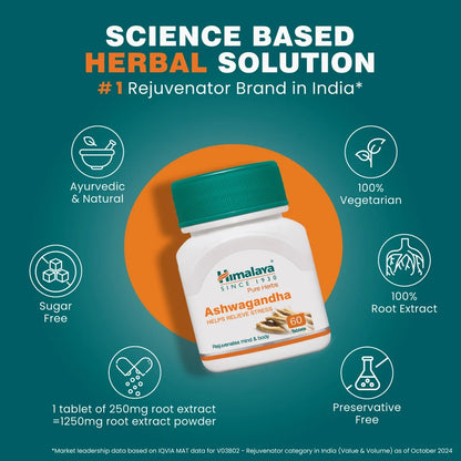 Himalaya Ashwagandha - 60 Tablets