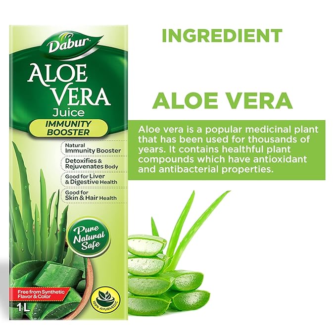 Dabur Aloe Vera Juice 100% Ayurvedic - 1 Litre