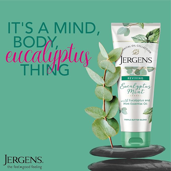 Jergens Eucalyptus Mint Calm & Renew Body Butter 207ml