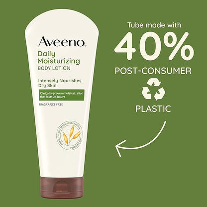Aveeno Daily Moisturizing Body Lotion with Oat for Dry Skin, 2.5 fl oz