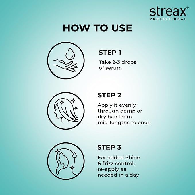 Streax Professional Vitariche Gloss Hair Serum 45ml