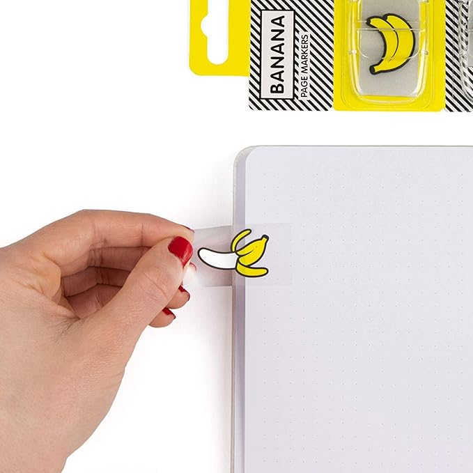 Mustard Banana Page Marker, Yellow