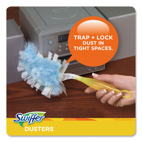 Swiffer Refill Dusters, Dust Lock Fiber, Light Blue, Unscented, 10/Box