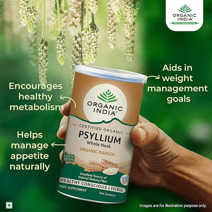 Organic India Psyllium Whole Husk Isabgol 100g