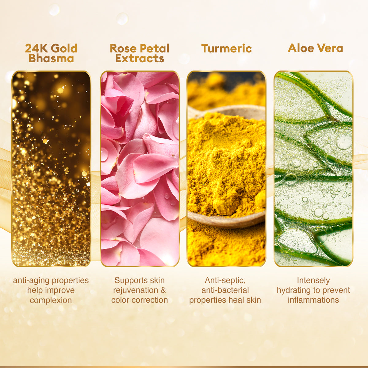 Gold Facial Kit For Luminous & Radiant Complexion - 60 g