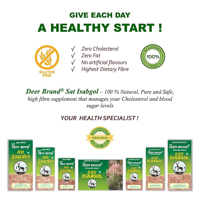 Deer Brand Sat-Isabgol 100 g