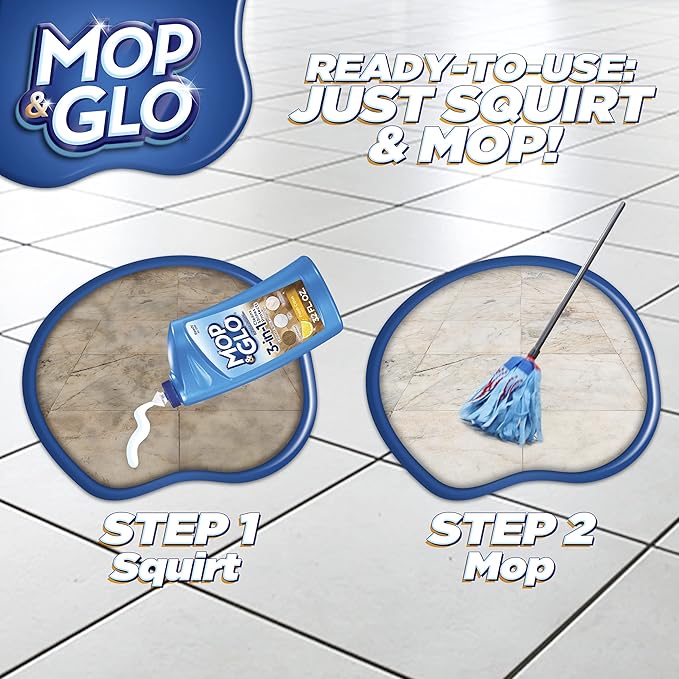 Mop & Glo Multi-Surface Floor Protecting Cleaning Polish, 32oz