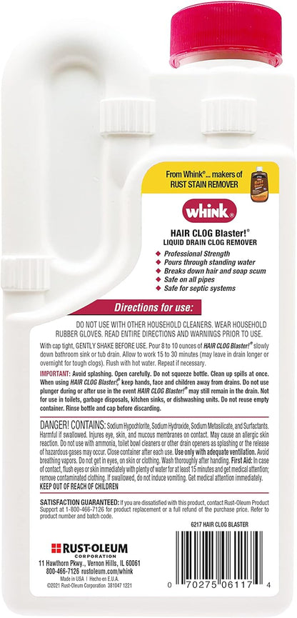 Rust-Oleum Whink Hair Clog Blaster! 32 Ounce