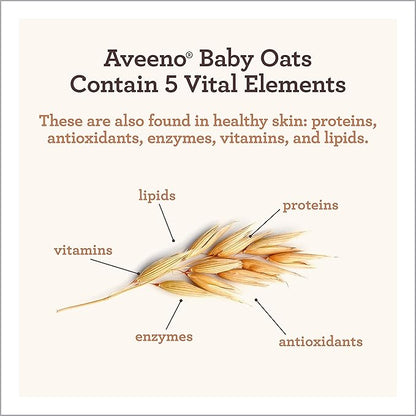 Aveeno Baby Daily Moisture Body Wash & Shampoo, Oat Extract, 8 fl. oz