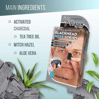 7th Heaven Men Blackhead Nose Strips 8s