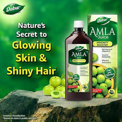 Dabur Amla Juice Pure, Natural and 100% Ayurvedic - 1 Litre