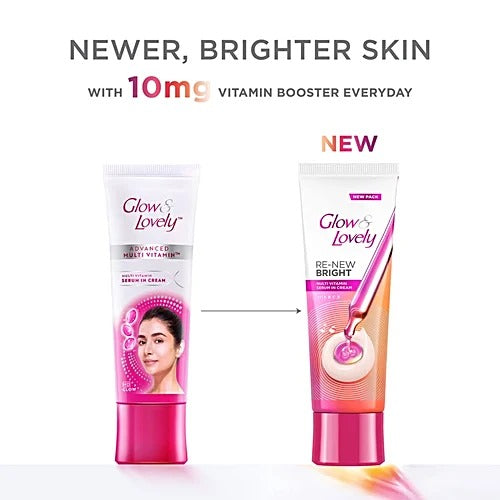 Glow & Lovely Re-New Bright Multivitamin Serum In Cream, 110 g