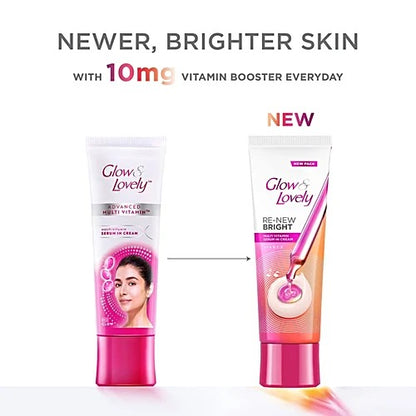 Glow & Lovely Re-New Bright Multivitamin Serum In Cream, 110 g