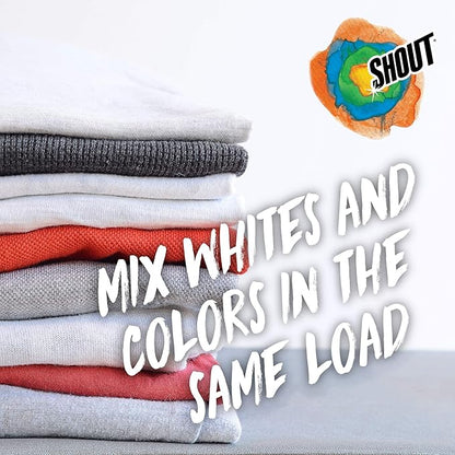 Shout Color Catchers for Laundry, Allow Mixed Washes, Prevents Color Runs and Maintains Original Clothing, 24 Count