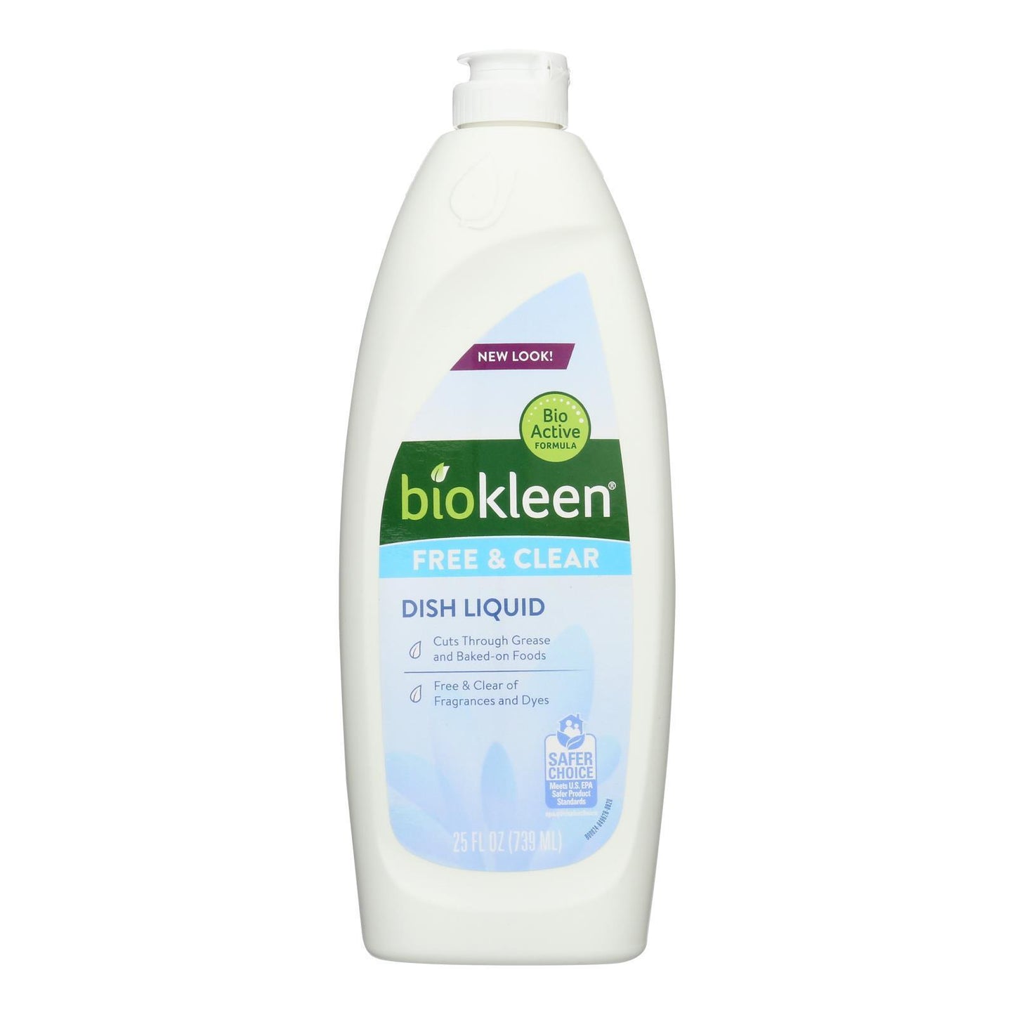 Biokleen Hand Dish Liquid - Free & Clear 739ml