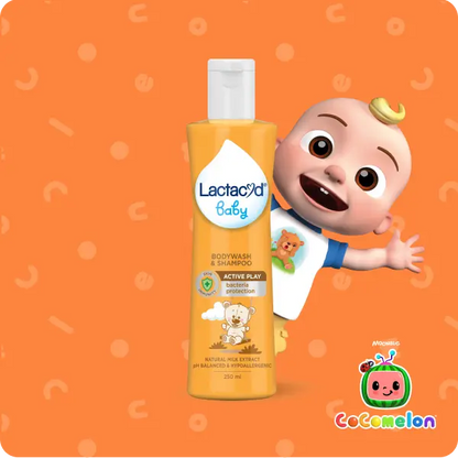 Lactacyd Baby Hair And Body Wash - Active Play, 250ml
