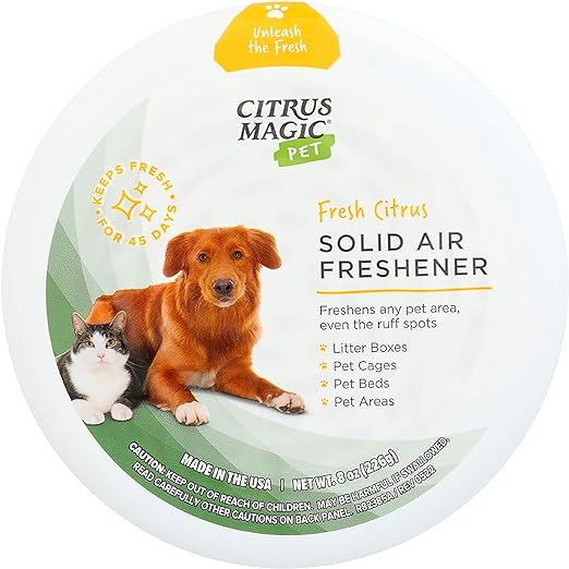 Citrus Magic Any Pet Deodorizing Air Freshener, Fresh Citrus, 8-Ounce