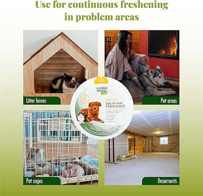 Citrus Magic Any Pet Deodorizing Air Freshener, Fresh Citrus, 8-Ounce