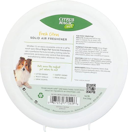 Citrus Magic Any Pet Deodorizing Air Freshener, Fresh Citrus, 8-Ounce