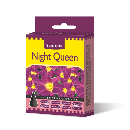 Tulasi Night Queen Incense Cones - 15 cones