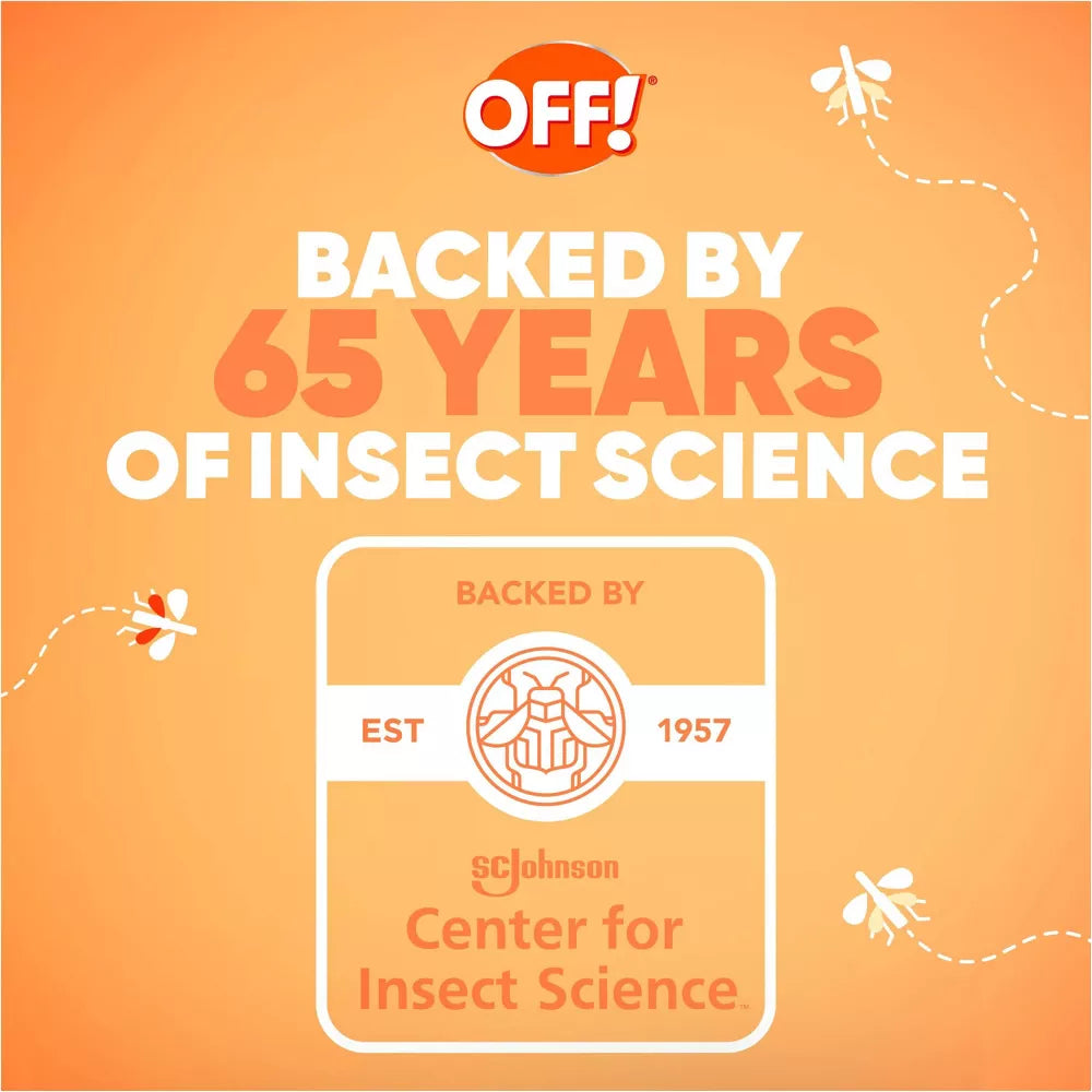 OFF! FamilyCare Bug Spray & Mosquito Repellent Smooth & Dry - 6 fl oz