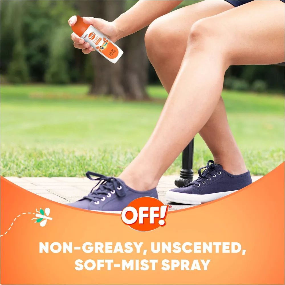 OFF! FamilyCare Bug Spray & Mosquito Repellent Smooth & Dry - 6 fl oz