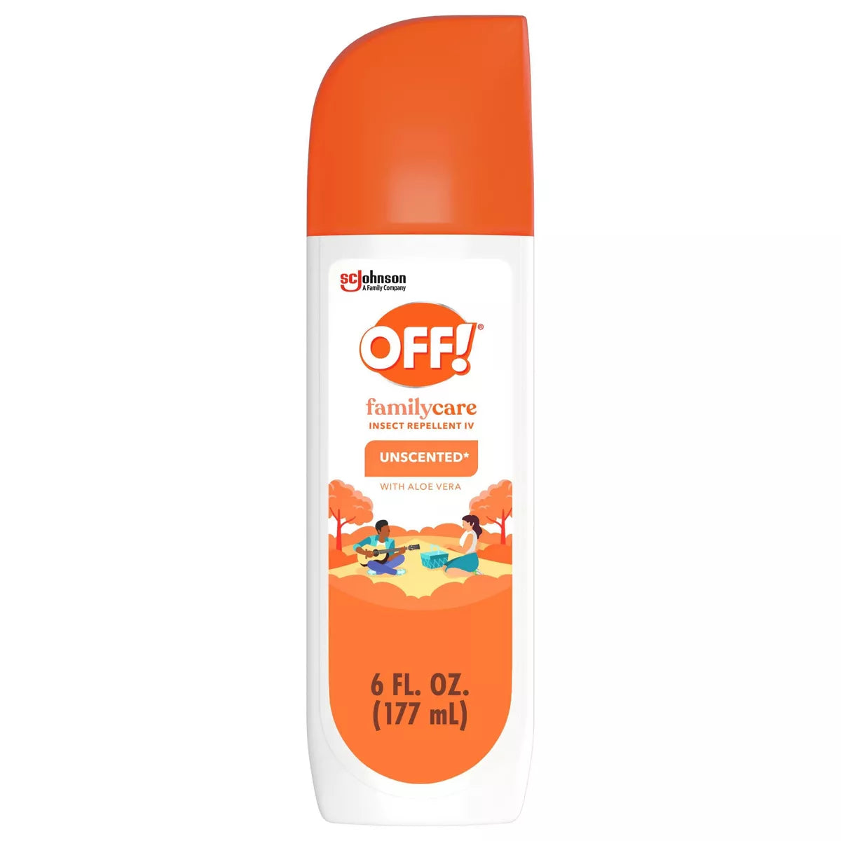 OFF! FamilyCare Bug Spray & Mosquito Repellent Smooth & Dry - 6 fl oz