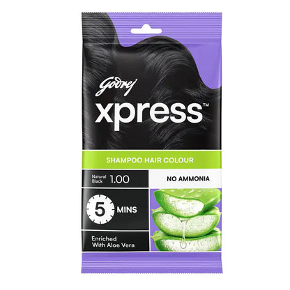 Godrej Selfie 5 Minute Shampoo Hair Colour Natural Black 10 ml