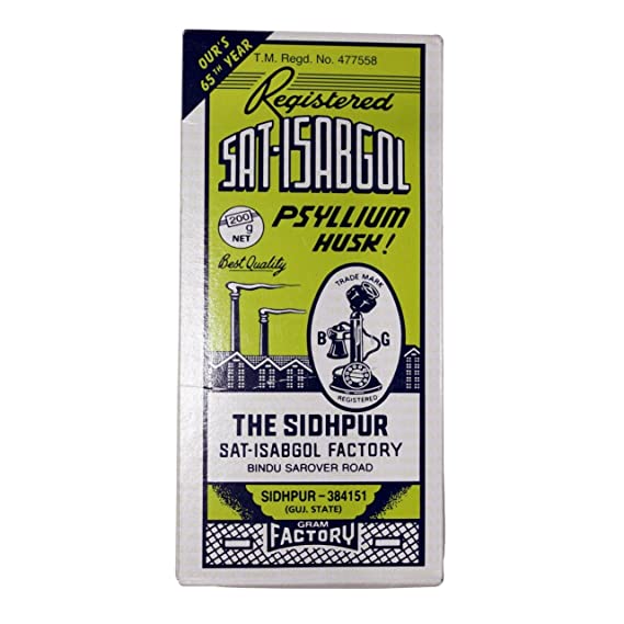 Telephone Brand Sat-Isabgol Psyllium Husk, Isabgol Husk, Sidhpur, 100g Flake