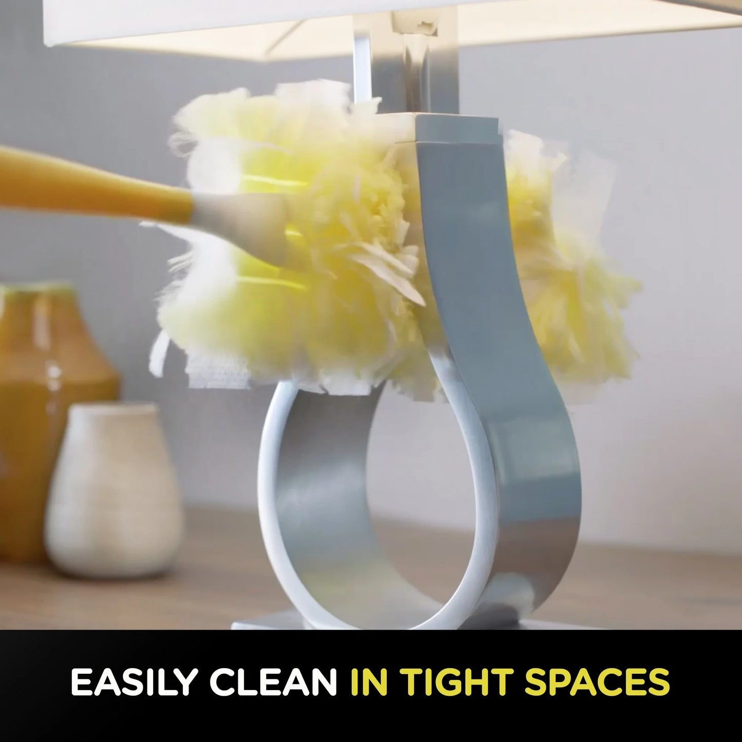 Swiffer Heavy Duty Dusters Refill, Dust Lock Fiber, Yellow, 6/Box