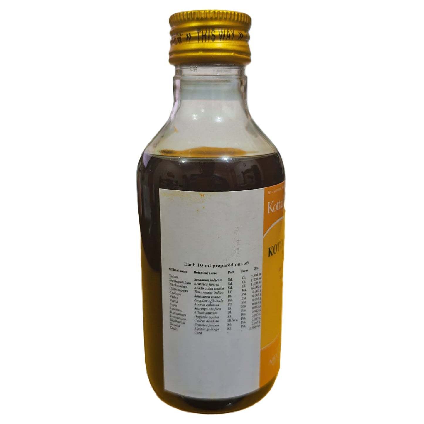 Kottamchukkadi Tailam 200ml