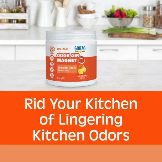 Gonzo Natural Magic Citrus Scent Odor Absorber 14 oz Gel