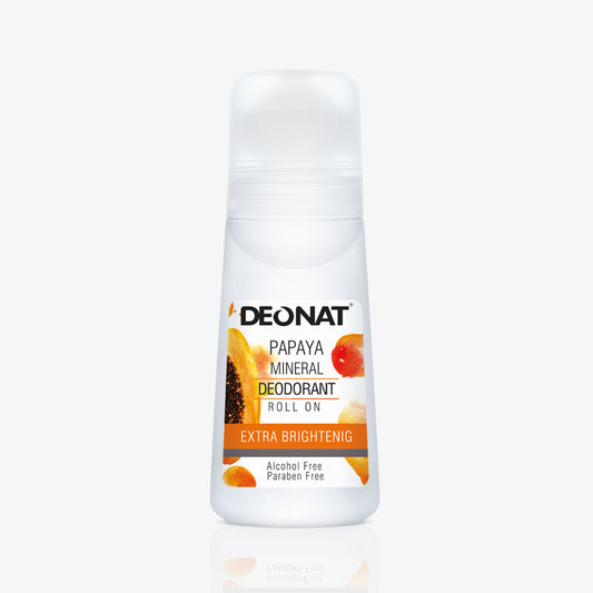 Deonat Papaya Mineral Deodorant Roll On 65ml