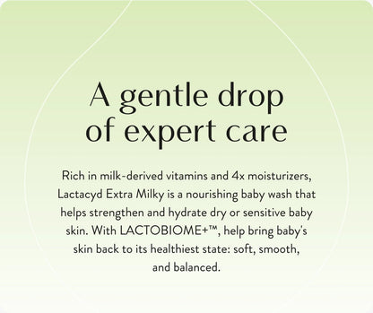 Lactacyd Baby Hair And Body Wash - Extra Milky, 250ml