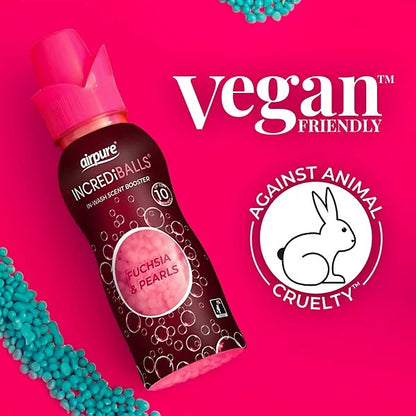 Airpure Incrediballs In-wash Scent Booster Fuchsia & Pearls 128 gm 10 Washes