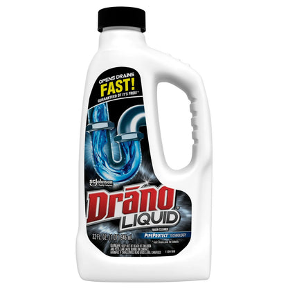 Drano Liquid Drain Clog Remover & Cleaner, 32 oz