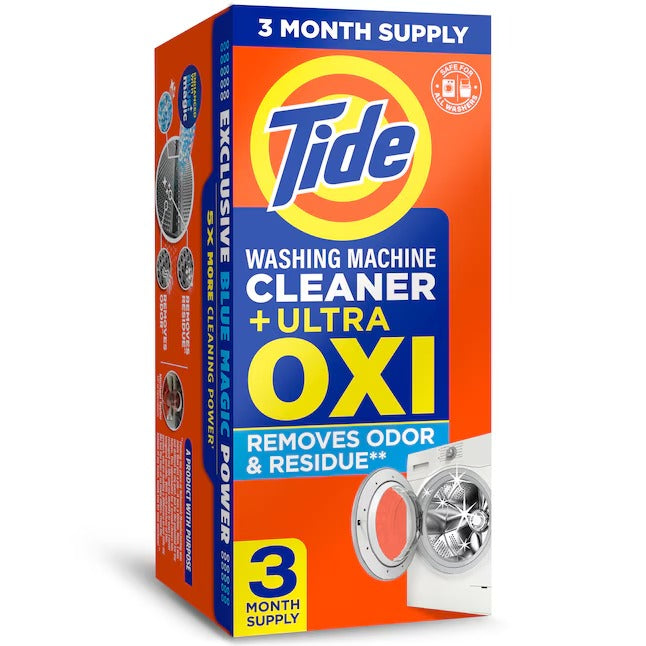 Tide 3 Count Washing Machine Cleaner Powder