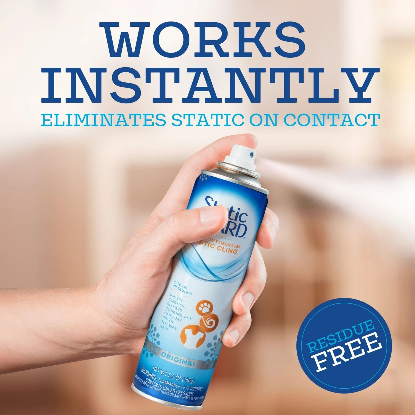 Static Guard AntiStatic Spray - 5.5oz