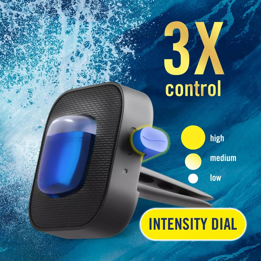 Febreze Car Air Freshener Vent Clip - Ocean Scent - 0.14 fl oz/2pk