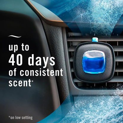 Febreze Car Air Freshener Vent Clip - Ocean Scent - 0.14 fl oz/2pk