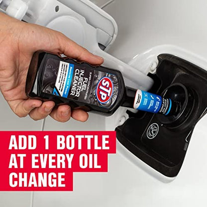 STP Super Concentrated Fuel, Bottled Injector Cleaner Unclogs Dirty Fuel Injectors, 5.25 Oz